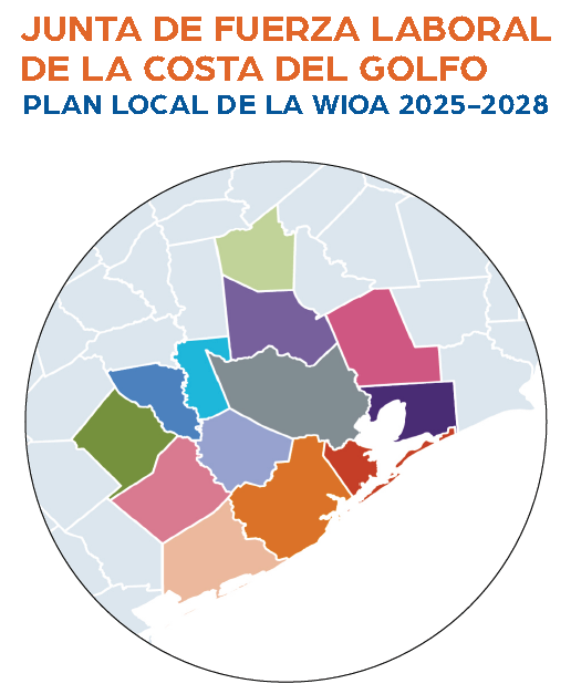 Plan local de la WIOA 2025-2028 de la Junta de Fuerza Laboral de la Costa del Golfo